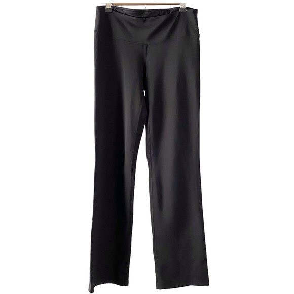New Balance Pants - Womens New Balance Black Wide Leg Yoga Pants M Athleisure Workout Loungewear Gym